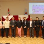 Foto grupal de delegación de la UNSM y UNICA